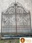 Preview: Unikat: großes Tor für Hof, Garten, Park - Original Frankreich um 1900, antik, Schmiedeeisen