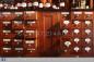 Preview: Original antike Ladeneinrichtung alte APOTHEKE Apothekerschrank
