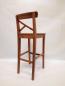 Preview: Barhocker Tresenhocker Holz mit Lehne