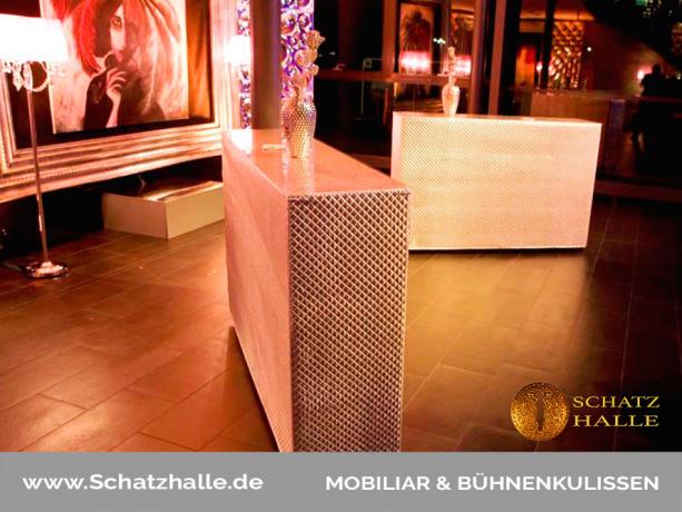 10x Raumteiler, Hochtisch - fahrbar/ rollbar - in 3 Farben mgl.