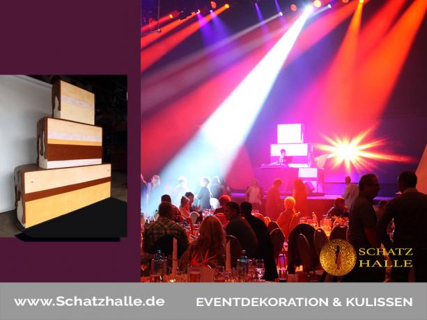 XXL-Dekoration TORTE - halbplastisch, drehbar/ rollbar - Geburtstagstorte, Riesentorte Jubiläum