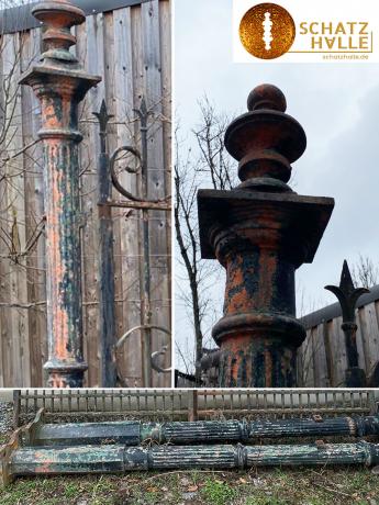 Unikat: großes Tor für Hof, Garten, Park - Original Frankreich um 1900, antik, Schmiedeeisen