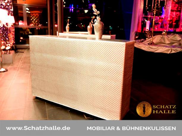 10x Raumteiler, Hochtisch - fahrbar/ rollbar - in 3 Farben mgl.