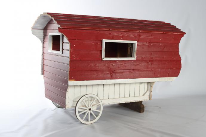 Traumhafter Mini Schäferwagen / Holzwagen / Spielhaus für Kinder
