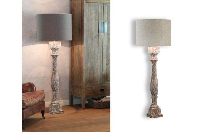 wunderschöne Stehlampe, naturfarben, skandinavisches Design