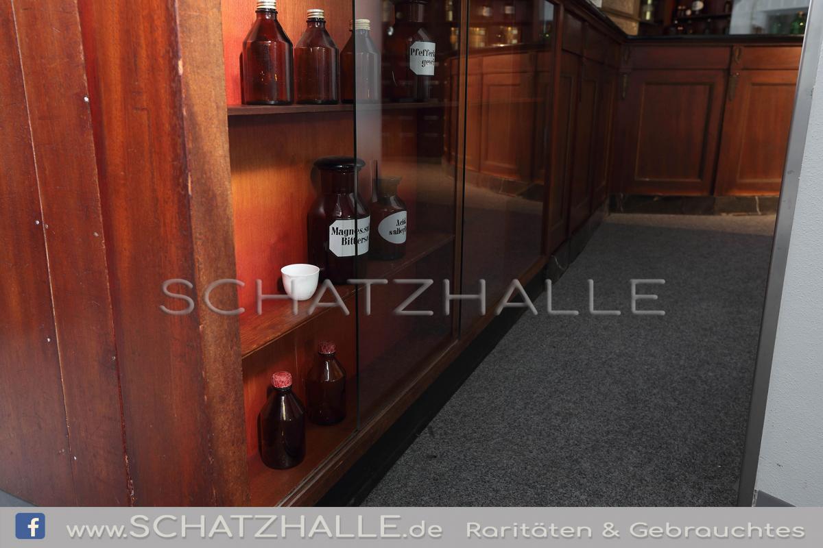 Original antike Ladeneinrichtung alte APOTHEKE Apothekerschrank